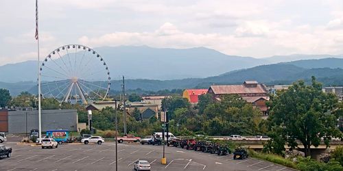L'île de Pigeon Forge, la roue Great Smoky Mountain -  Webсam , Tennessee Pigeon Forge