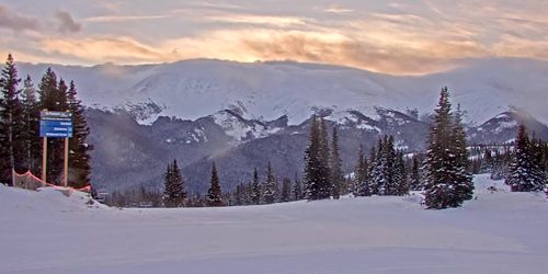 Parc d'hiver - Vue sur la montagne webcam - Denver