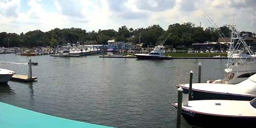 Wrightsville Beach Marina - live webcam, South Carolina Charleston