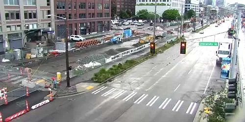 Alaskan way, view from Waterfront Park Webcam