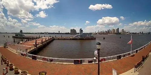 Panorámica del acorazado Nueva Jersey webcam - Camden