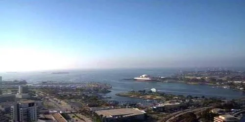 Panorama de la bahía, puerto de cruceros Carnival Cámara web