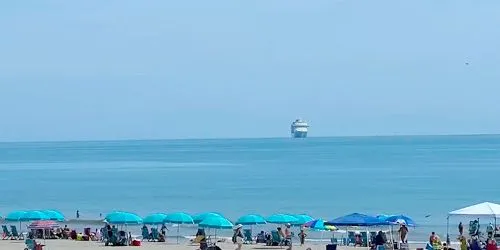 Cocoa Beach, panoramic view webcam - Titusville