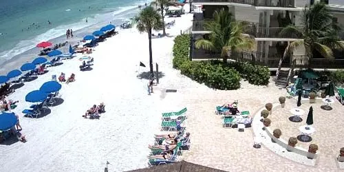 Beach on the coast of Lido Key Webcam