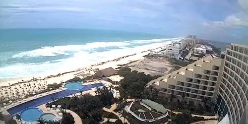 Plages de sable sur la péninsule du Yucatan Webcam screenshot