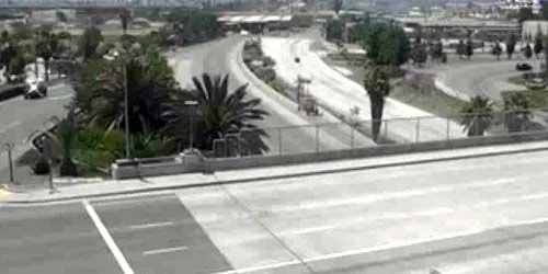 Cruce de carreteras en la frontera con México Cámara web