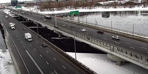 Pont Samuel-De Champlain Bridge webcam - Montréal