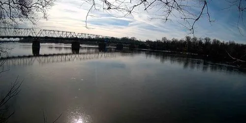 Puente del río Delaware Cámara web