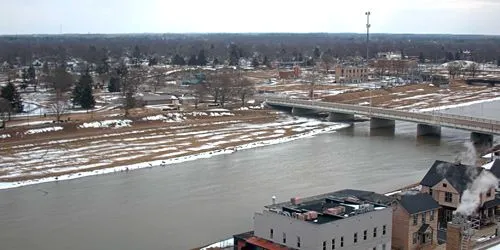 Puente sobre el río Great Miami, North Market Street webcam - Troy