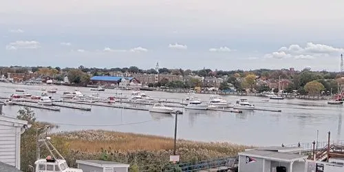 Puente Marina - Río Merrimack webcam - Salisbury Beach