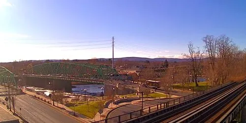 Half Mile Falls Park, Bridges over the Westfield River webcam