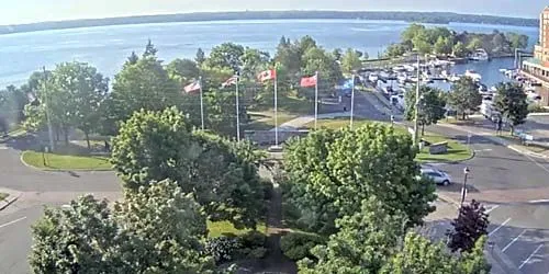 Fleuve Saint-Laurent dans la ville de Brockville webcam