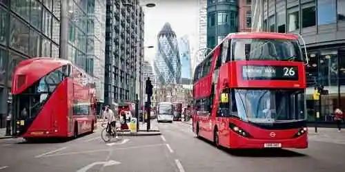 Londoner Busfahrt Webcam