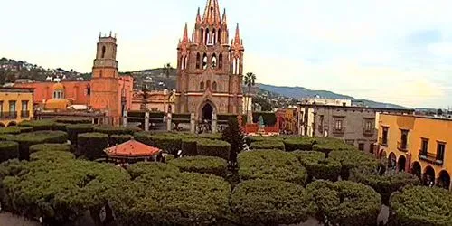 The Parish of San Miguel Archangel webcam - San Miguel de Allende