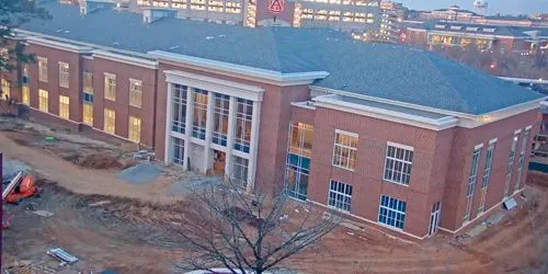 Construction académique à l'Université d'Auburn webcam