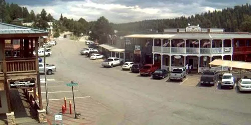 Boulangerie de la rue Burro, horloge de la ville webcam - Cloudcroft