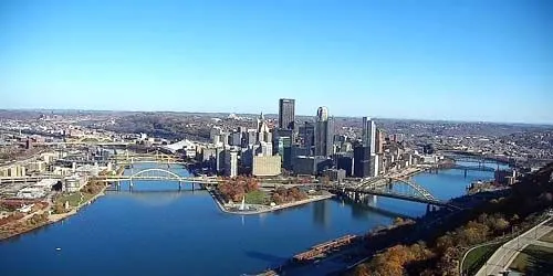 Ríos Monongahela y Allegheny en el río Ohio Cámara web