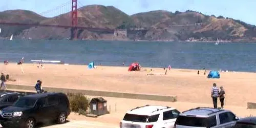 Plage Est à Crissy Field, PTZ cam Caméra web