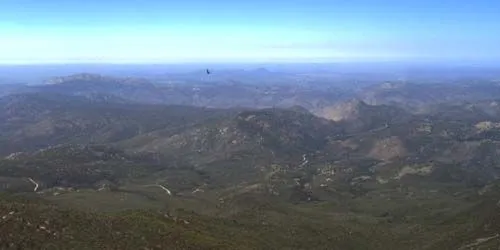 Vue panoramique depuis le pic Cuyamaca Caméra web