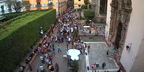 Historic Center, Teatro Juarez, Dieguino Monastery webcam - Guanajuato