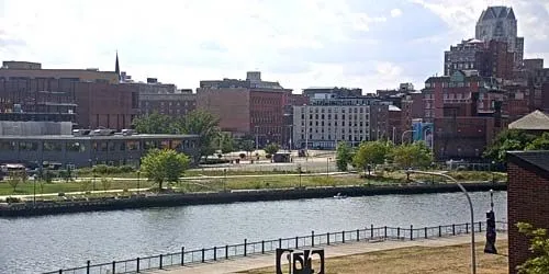 Quai de la rivière Providence, centre-ville webcam