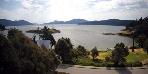 Fishing bay on Orcas island webcam - Seattle