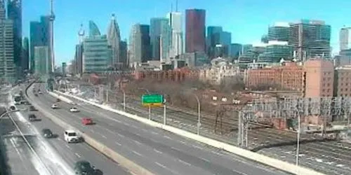 Gardiner Expy - Vue du centre-ville webcam