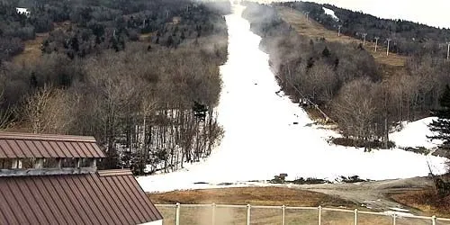 Lower glade at the ski slope at Stratton Mountain Caméra web