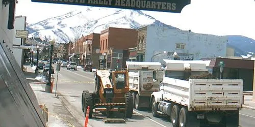 Vista de Grizzly Peak desde las calles de la ciudad webcam