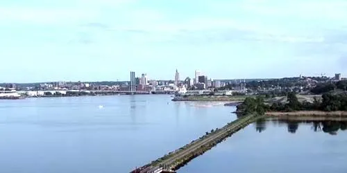 Vue sur la ville de Providence Harbour Caméra web