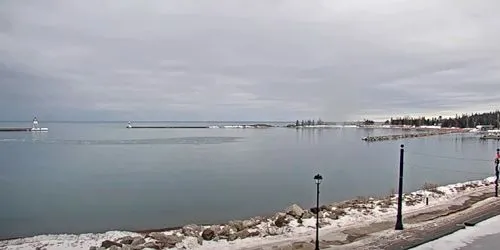 Feu d'alignement extérieur du Grand Marais, caméra PTZ webcam