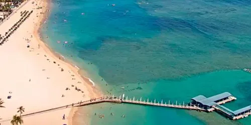 Playa en el Hotel Hilton en Waikiki webcam