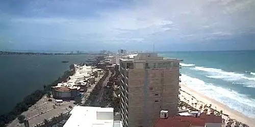 Zona Hotelera - panoramic view webcam