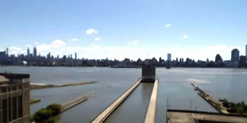 Río Hudson, vista de Manhattan webcam