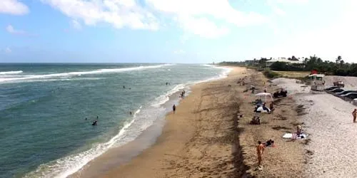 Playa en la isla Hutchinson Cámara web