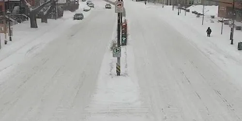 Rue Jean-Talon et boulevard Saint-Michel webcam