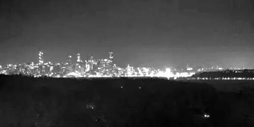 City view from Kitsap County webcam - Seattle