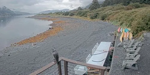 Lodge isolé de Raspberry Island webcam - Anchorage