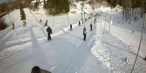 Горнолыжный курорт Лепкальнис Веб-камера