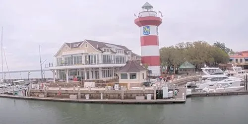 Lighthouse in suburban Hilton Head Island Webcam