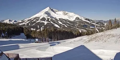 Montaña solitaria en Big Sky resort Cámara web