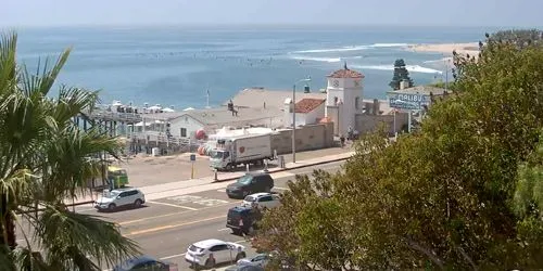 Plage et jetée de Malibu Lagoon State Caméra web