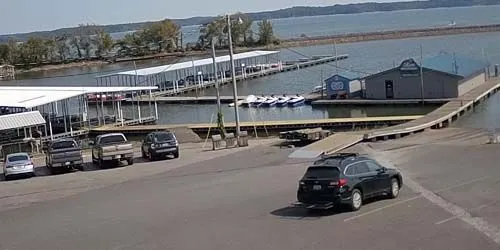 Moors Marina por el lago Kentucky webcam - Benton