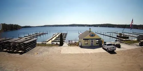 Moose Landing Marina on Brandy Pond webcam