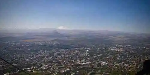 Blick auf die Stadt vom Berg Maschuk Webcam