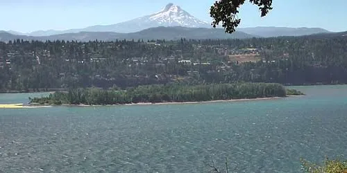 Rivière Columbia, vue sur le mont Hood Caméra web