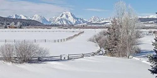 Nice mountain view in Yellowstone National Parks Webcam