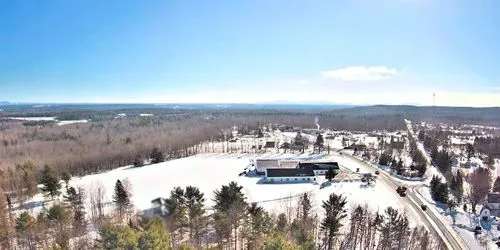 Northern entrance to the city, panorama from above Webcam