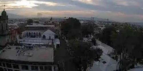 Panorámica desde arriba, Plaza Morelos Cámara web