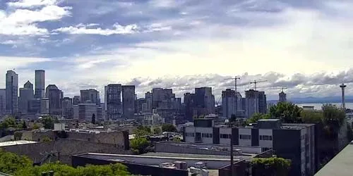 Panorama from a height (PTZ camera) webcam - Seattle